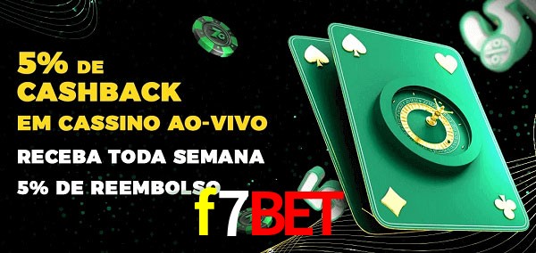 Promoções do cassino ao Vivo f7bet